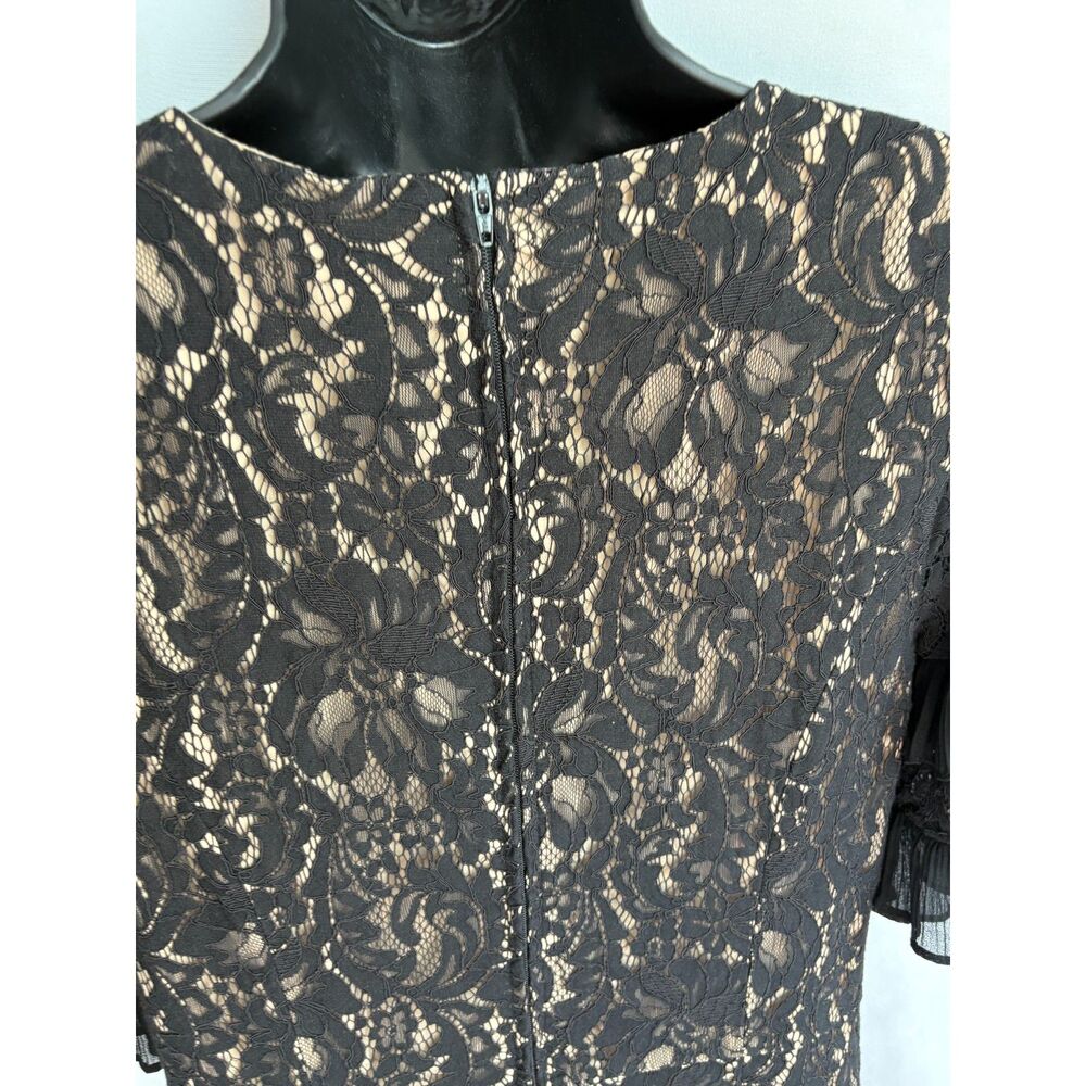 Elegant Black Lace Dress - Picture 7 of 12